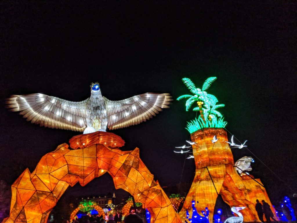 Océan en voie d’illumination No Jardin des Plantes em Paris