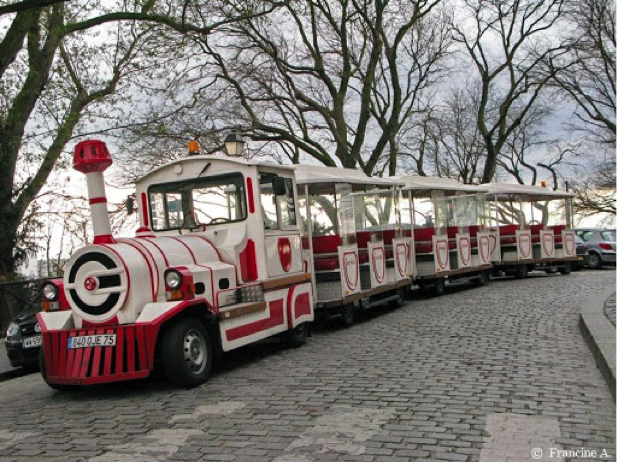 Description: Resultado de imagem para Le petit train de Montmartre